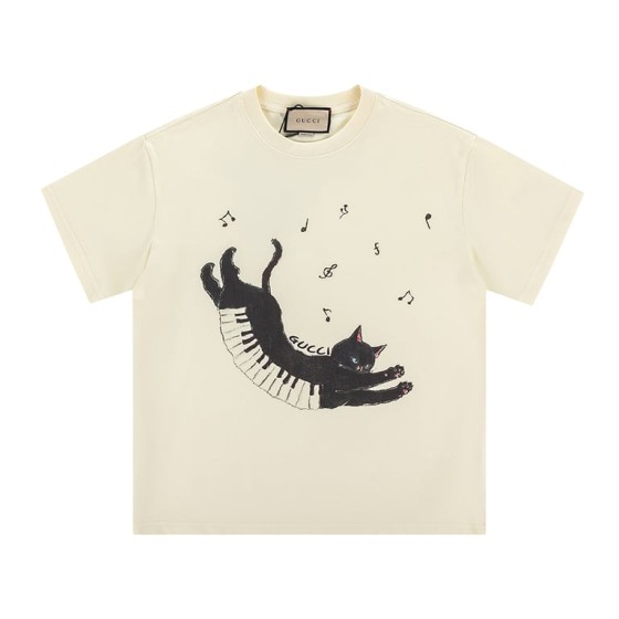 Gucci Early Spring Collection High-Weight Short-Sleeve